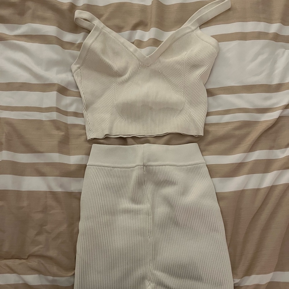 Cuts Coreflex White Ribbed Set - Picture 4 of 6